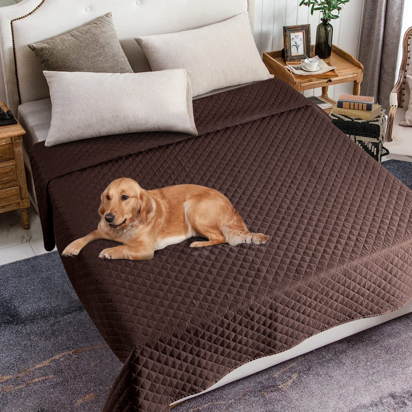Waterproof Bed Blanket Dog Bed Cover Couch Cover Pet Blanket - TAOCOCO