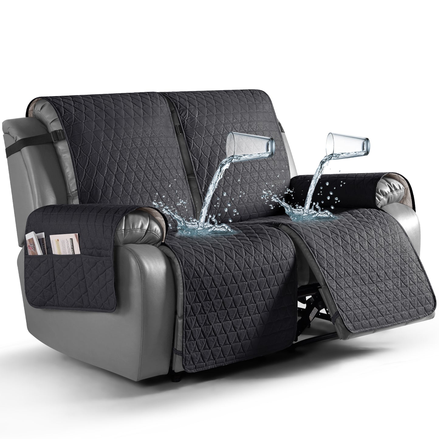 TAOCOCO 100% Waterproof Loveseat Recliner Covers