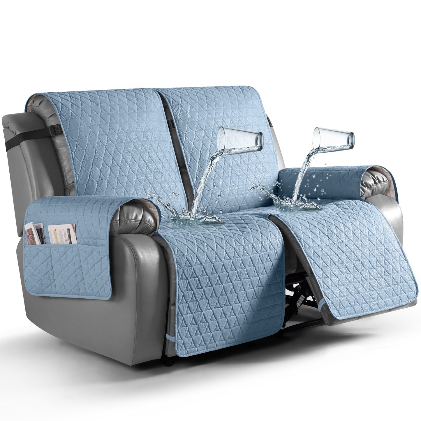 TAOCOCO 100% Waterproof Loveseat Recliner Covers