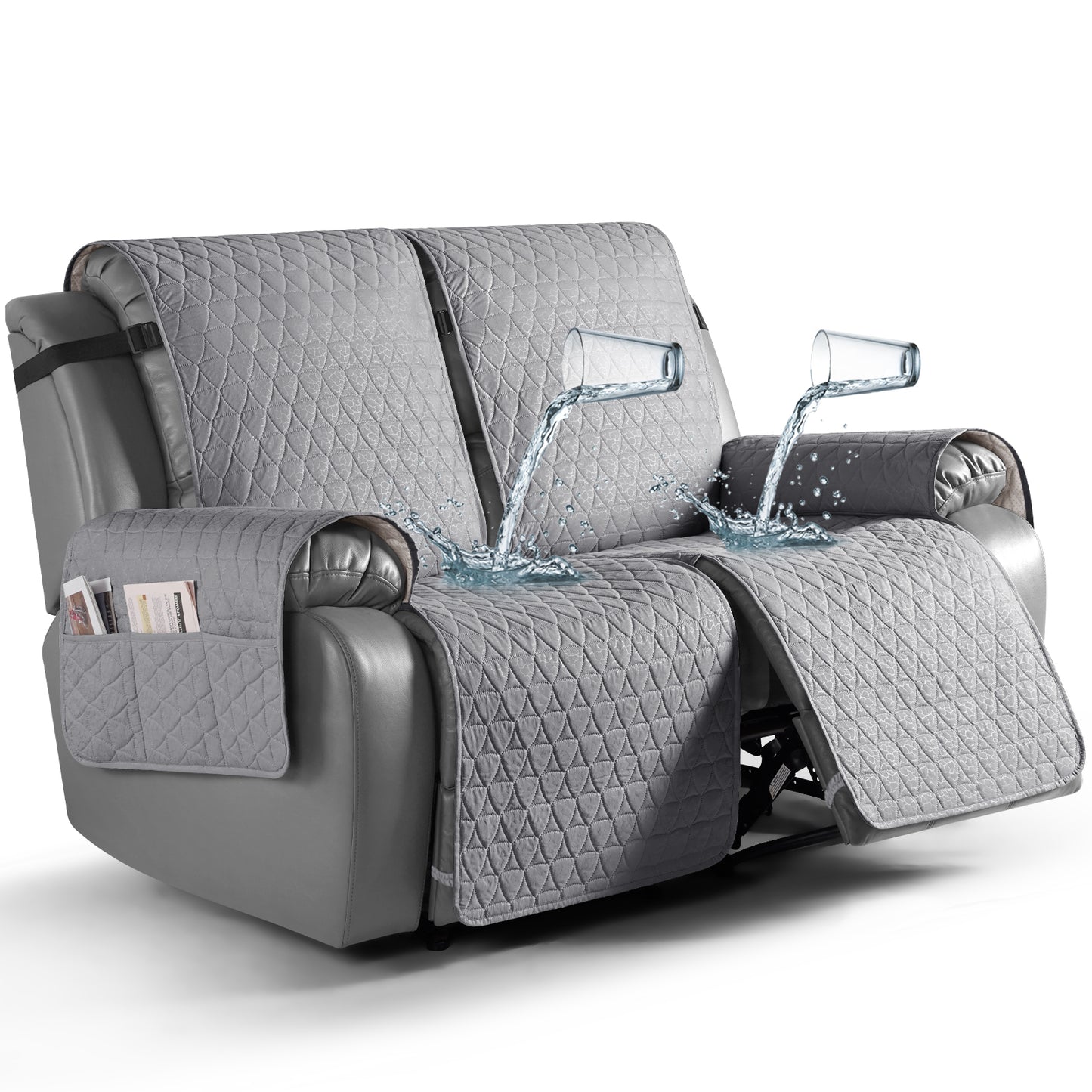 TAOCOCO 100% Waterproof Loveseat Recliner Covers