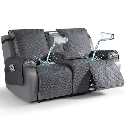 TAOCOCO 100% Waterproof Loveseat Recliner Covers with Console