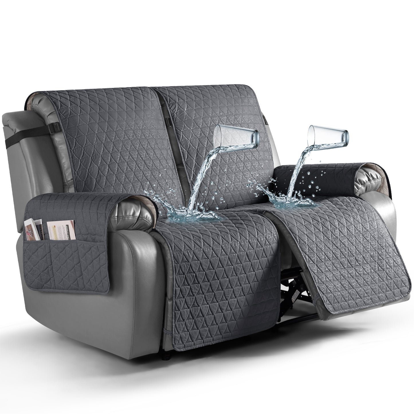 TAOCOCO 100% Waterproof Loveseat Recliner Covers