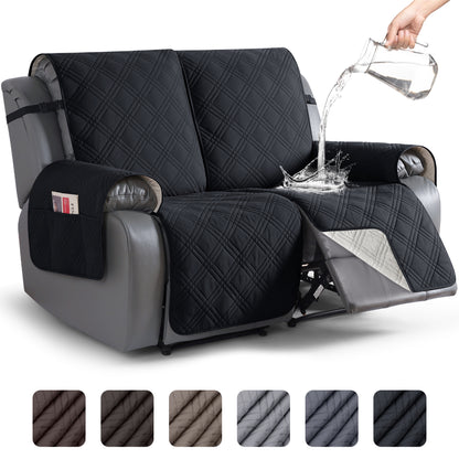 TAOCOCO Non-Slip Waterproof Recliner Sofa Covers- 2/3 Seater