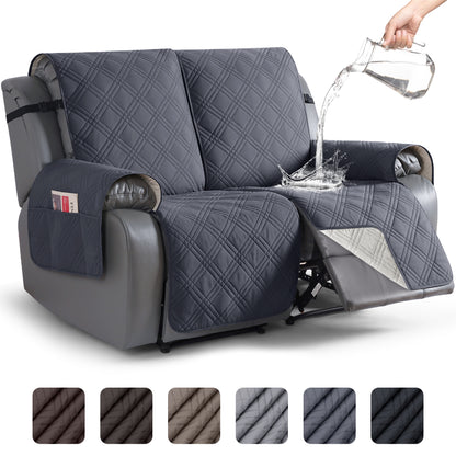 TAOCOCO Non-Slip Waterproof Recliner Sofa Covers- 2/3 Seater