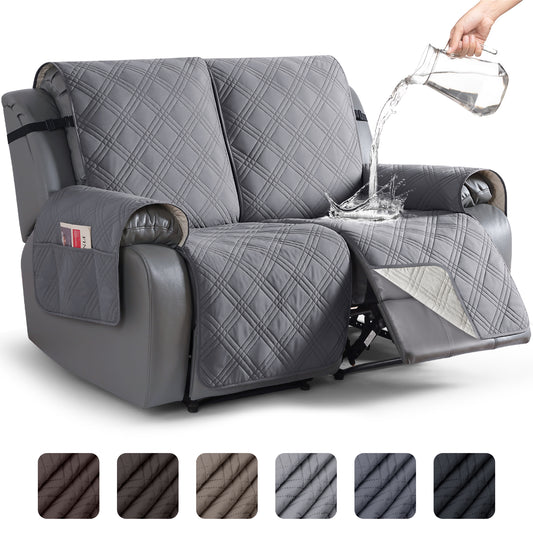 TAOCOCO Non-Slip Waterproof Recliner Sofa Covers- 2/3 Seater