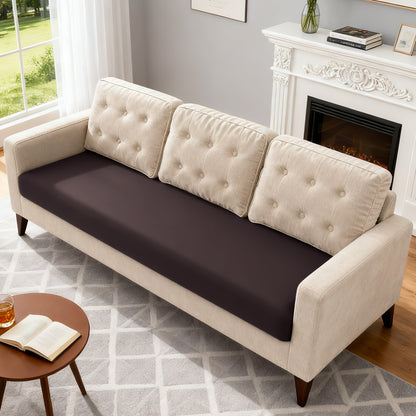 TAOCOCO 1 Piece Polyester Couch Cushion Covers for 1 /2/3 Seater Cushion Covers