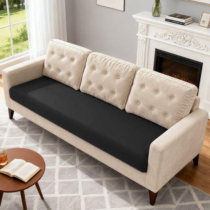 TAOCOCO 1 Piece Polyester Couch Cushion Covers for 1 /2/3 Seater Cushion Covers