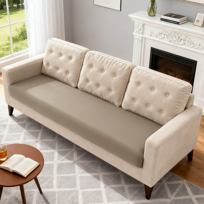 TAOCOCO 1 Piece Polyester Couch Cushion Covers for 1 /2/3 Seater Cushion Covers