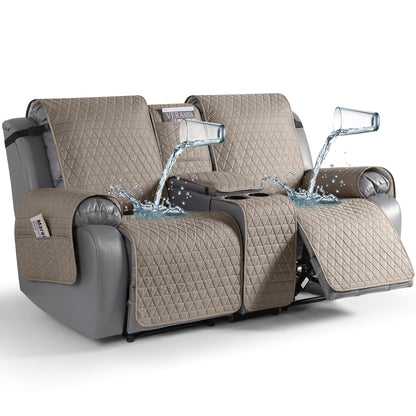 TAOCOCO 100% Waterproof Loveseat Recliner Covers with Console