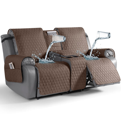 TAOCOCO 100% Waterproof Loveseat Recliner Covers with Console