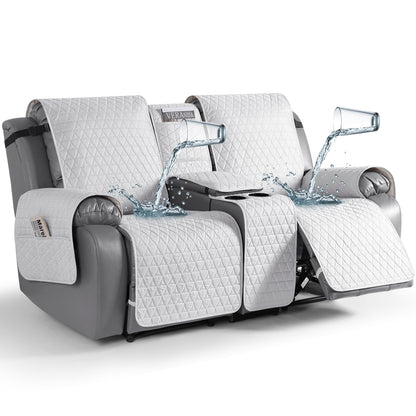 TAOCOCO 100% Waterproof Loveseat Recliner Covers with Console