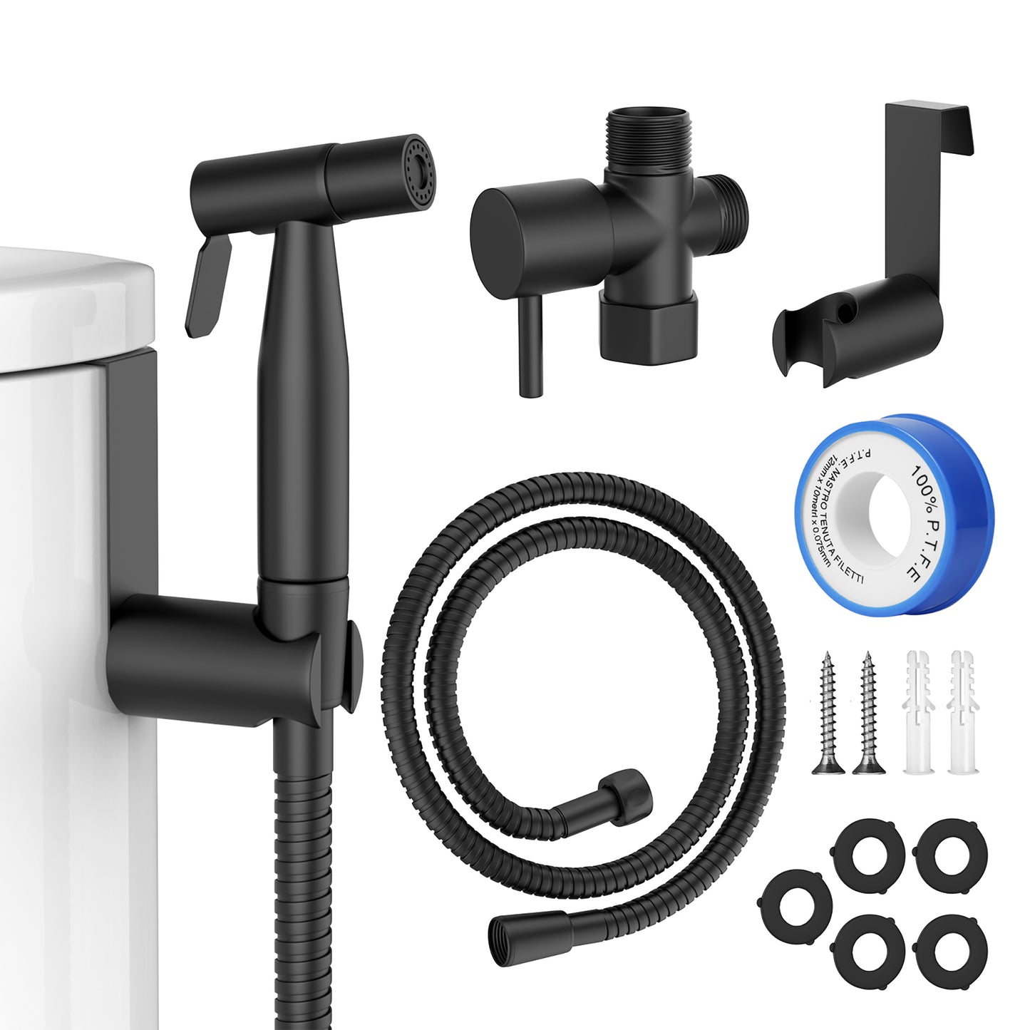 Handheld Bidet Sprayer for Toilet with Hose