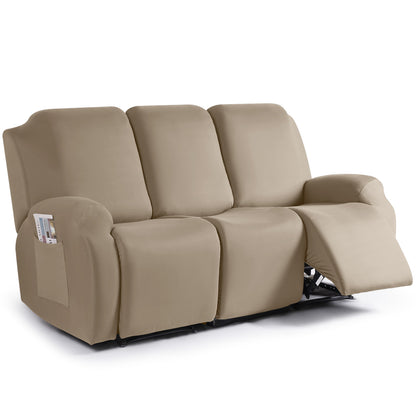 3-Piece  Stretch Polyester Covers for Large Recliners - 1 Seat/2 seat/2 Seat Oversized/3 Seat