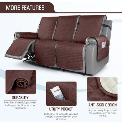 TAOCOCO Recliner Sofa Covers for 2/3 seat Couch