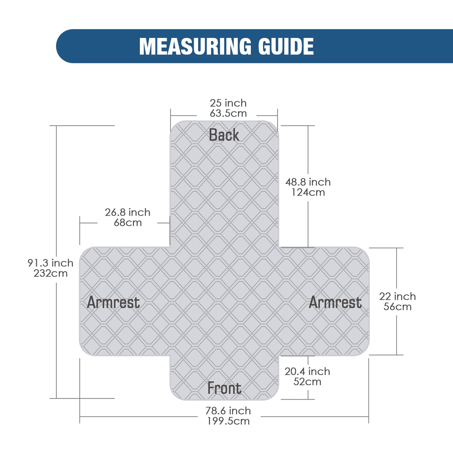 TAOCOCO 1 Seater Recliner Sofa Cover - Waterproof & Anti-Slip Armchair Slipcover - Reclining Chair Protector with Storage Pockets - Washable Furniture Cover for Dogs & Cats (Dark Grey,25“ Seat Width)