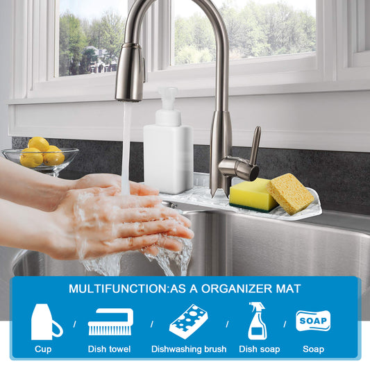 Kitchen Sink Splash Guard Silicone Faucet Mat