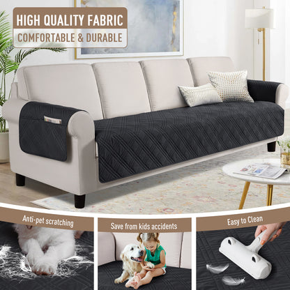 TAOCOCO 100% Waterproof 3-Seater Pet Couch Cover with Non-Slip Backing-78.7inch