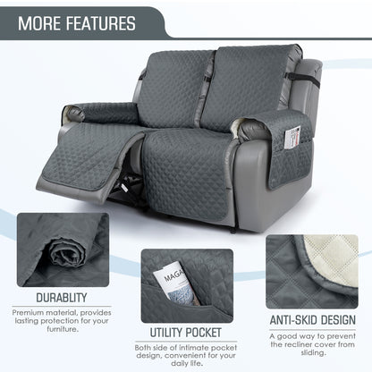 TAOCOCO Recliner Sofa Covers for 2/3 seat Couch
