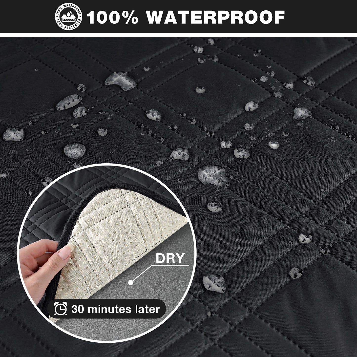 TAOCOCO Non-Slip Waterproof Recliner Sofa Covers