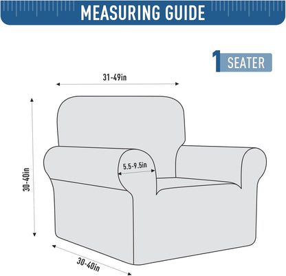 Stretch 1 piece Non Slip Armchair Slipcover- 1 Seater/2 Seater/3 Seater/4 Seater