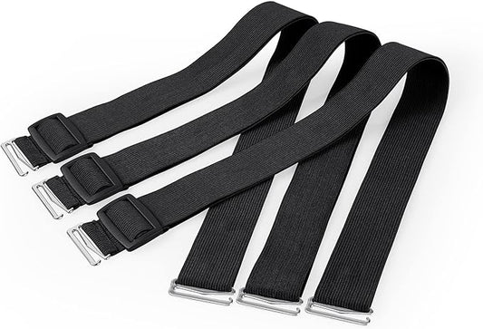 TAOCOCO 3 Pack Adjustable Elastic Straps, Recliner Chair Cover Recliner Loveseat Cover 3 Seater Recliner Sofa Covers Holder Straps (3 Pack, Upgrade)