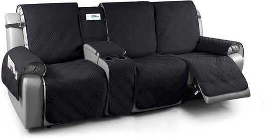 100% Waterproof Recliner Cover with Center Console -3 Seat