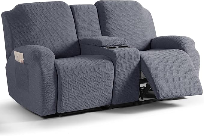 Loveseat Recliner Covers with Middle Console