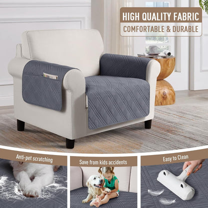 100% Waterproof Chair Covers for Pets Dogs with Non Slip Backing
