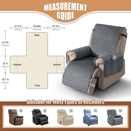 100% Waterproof Recliner Chair Covers