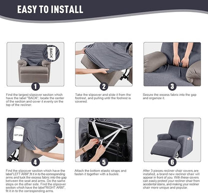 Recliner Chair Covers 1 Seater/1 XL Seater/2 Seater/2XL Seater/3 Seater