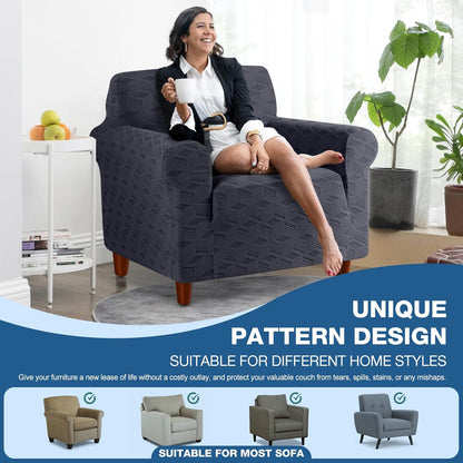Stretch 1 piece Non Slip Armchair Slipcover- 1 Seater/2 Seater/3 Seater/4 Seater