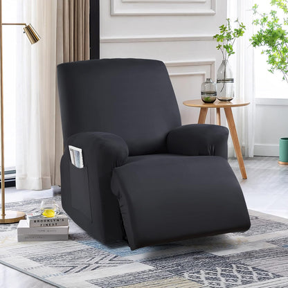 Recliner Chair Covers 4-Pieces for Oversized Recliner - 1 seat