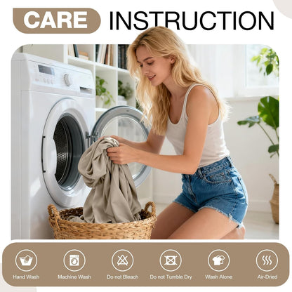 TAOCOCO 3-Piece L Shape Sectional Sofa Covers —2 Seater + 1 Chaise Cushion Covers