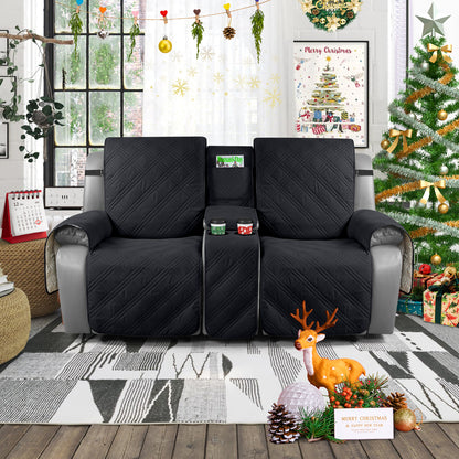 TAOCOCO Waterproof Loveseat Recliner Cover with Console