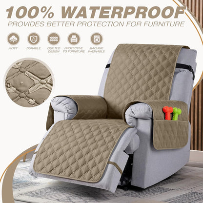 TAOCOCO 100% Waterproof 1-Seater Recliner Cover, 28 Inch