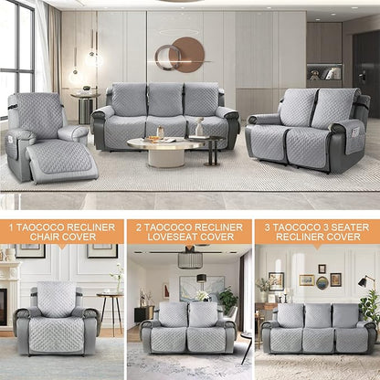 TAOCOCO 3 Pack Adjustable Elastic Straps, Recliner Chair Cover Recliner Loveseat Cover 3 Seater Recliner Sofa Covers Holder Straps (3 Pack, Upgrade)