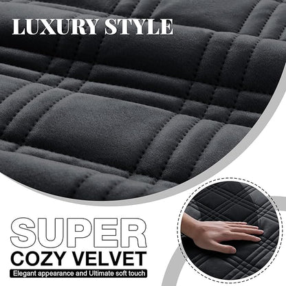 TAOCOCO 100% Waterproof Velvet 1-Seater Recliner Chair Cover-23.6inch