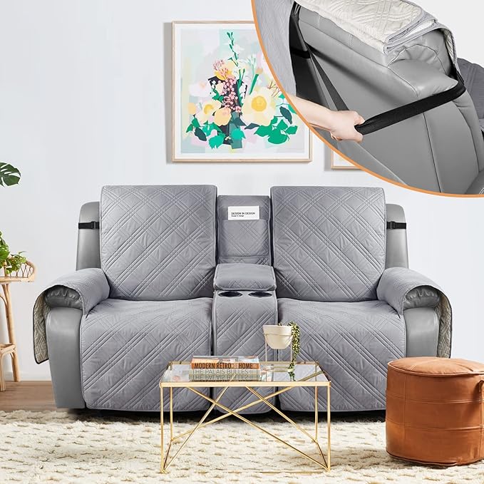 TAOCOCO 3 Pack Adjustable Elastic Straps, Recliner Chair Cover Recliner Loveseat Cover 3 Seater Recliner Sofa Covers Holder Straps (3 Pack, Upgrade)