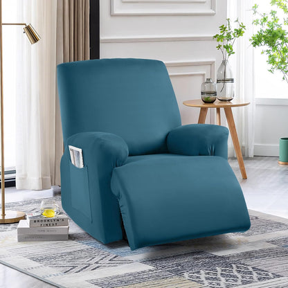 Recliner Chair Covers 4-Pieces for Oversized Recliner - 1 seat