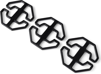 TAOCOCO Non-Slip Buckles for Recliner slipcover (3 Pieces, Black)
