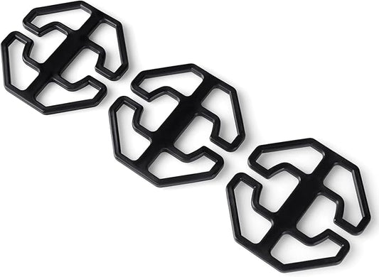 TAOCOCO Non-Slip Buckles for Recliner slipcover (3 Pieces, Black)