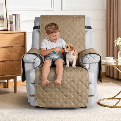 TAOCOCO 100% Waterproof 1-Seater Recliner Cover- 22 Inch