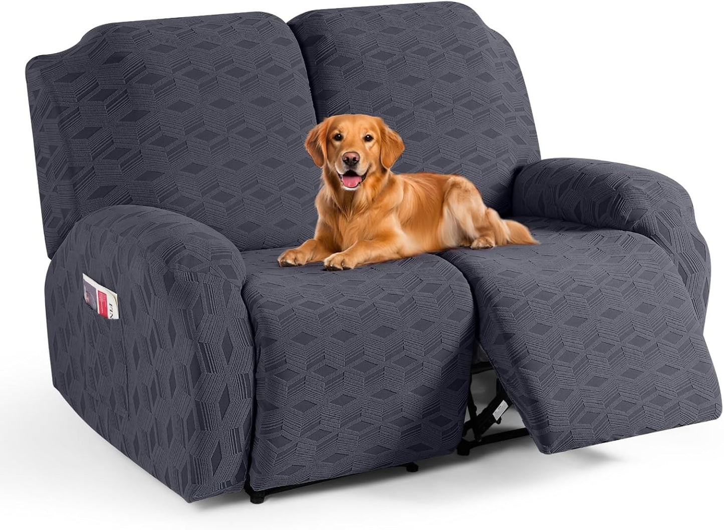 Stretch 3 Pieces Recliner Chair Covers - 1 Seater / 1 XL Seater / 2 Seater /2 XL Seater / 3 Seater