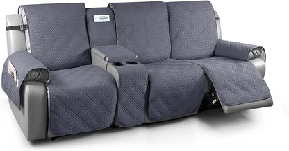 100% Waterproof Recliner Cover with Center Console -3 Seat