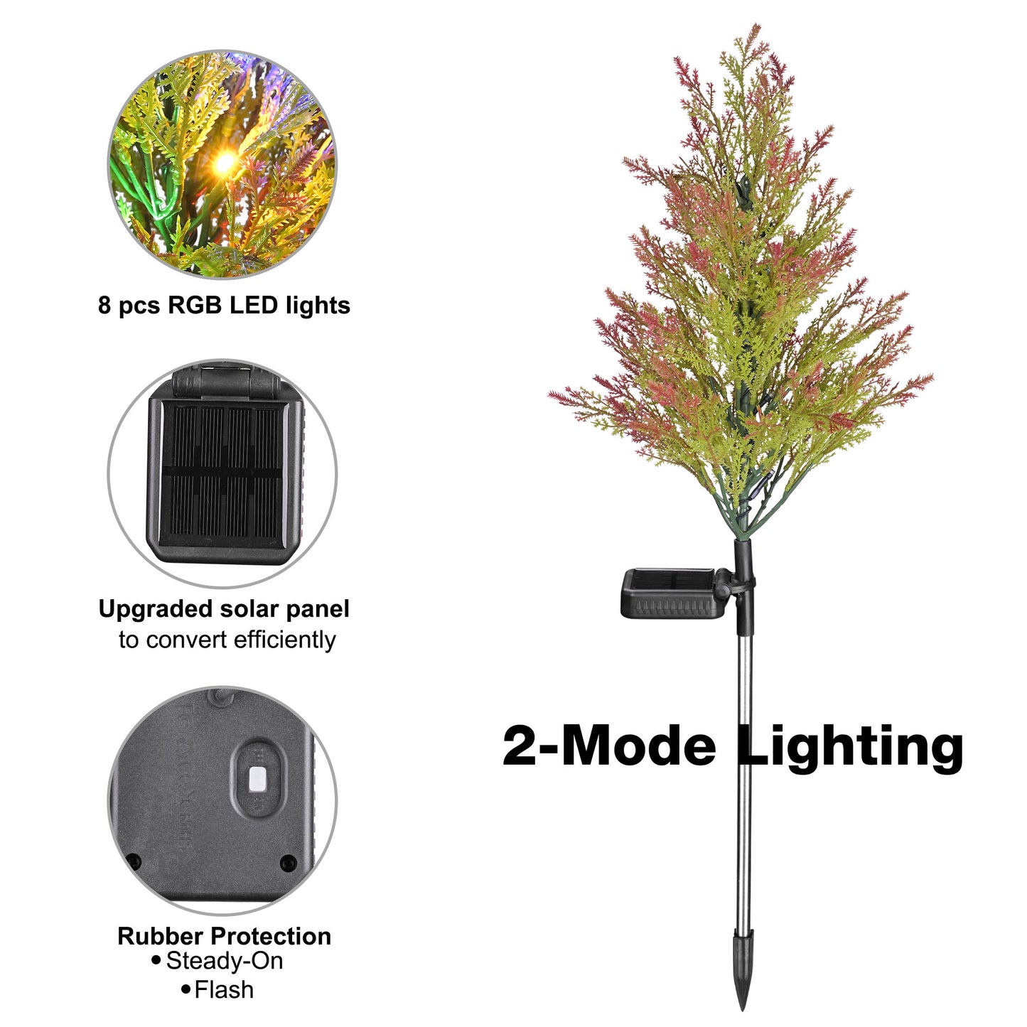 TAOCOCO Outdoor 2 Pack Solar Tree Lights