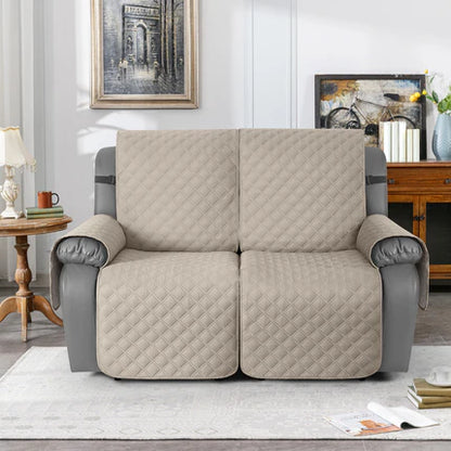 TAOCOCO 100% Waterproof 2-Seater Recliner Couch Cover 25.6 Inch – Machine Washable, Kid Safe
