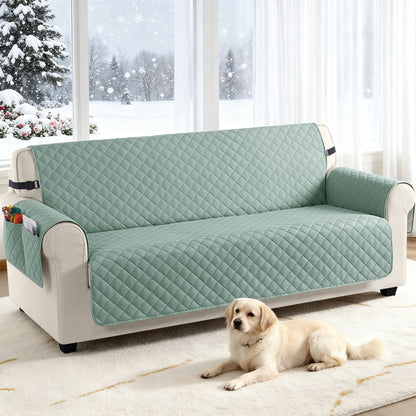 TAOCOCO 100% Waterproof 3-Seater Sofa Couch Cover in Mint Green – Anti-Slip, Pet Friendly