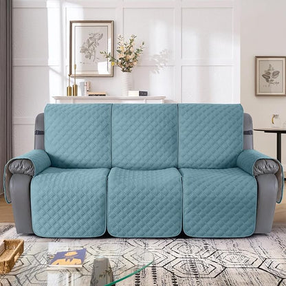 TAOCOCO 100% Waterproof 3-Seater Recliner Couch Cover in Sky Blue – Spill-Proof, Pet Friendly