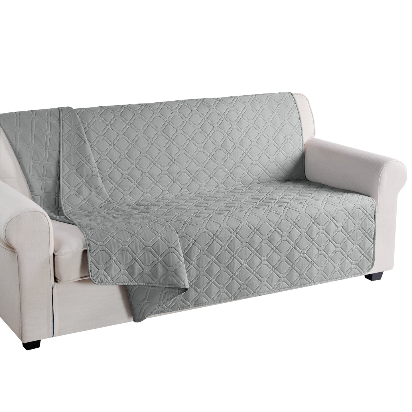 TAOCOCO Reversible Waterproof Chair Sofa Cover Furniture Protector in Light Gray – Pet Friendly