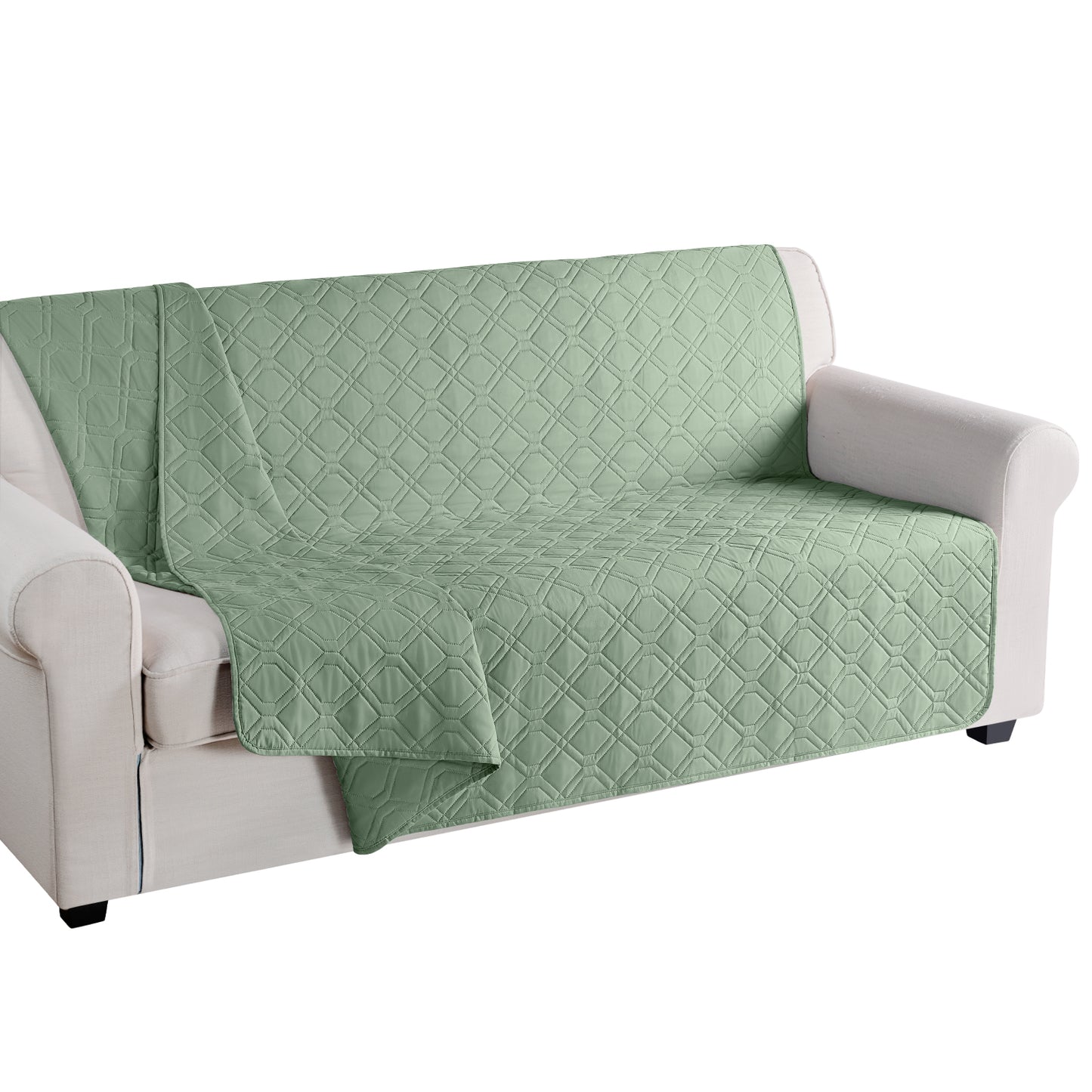 TAOCOCO Reversible Waterproof Chair Sofa Cover Furniture Protector in Sage Green – Pet Friendly, Machine Washable